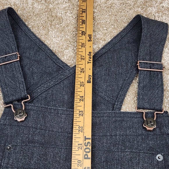 Patagonia All Seasons Hemp Canvas Bib Overalls Ink Black 56426 Womens Medium REG - Picture 7 of 14